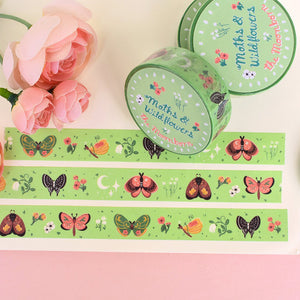 Washi Tape - Magical Moths & WIldflowers