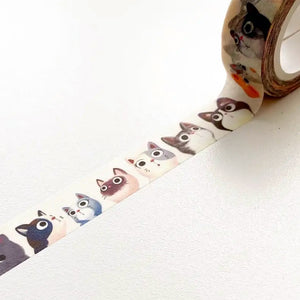 Washi Tape - Cat Faces