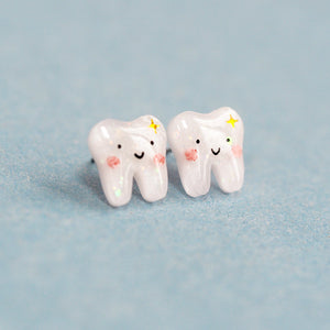 
            
                Load image into Gallery viewer, Happy Teeth Stud Earrings
            
        
