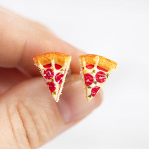 
            
                Load image into Gallery viewer, Pizza Slice Stud Earrings
            
        