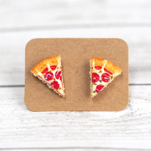 
            
                Load image into Gallery viewer, Pizza Slice Stud Earrings
            
        