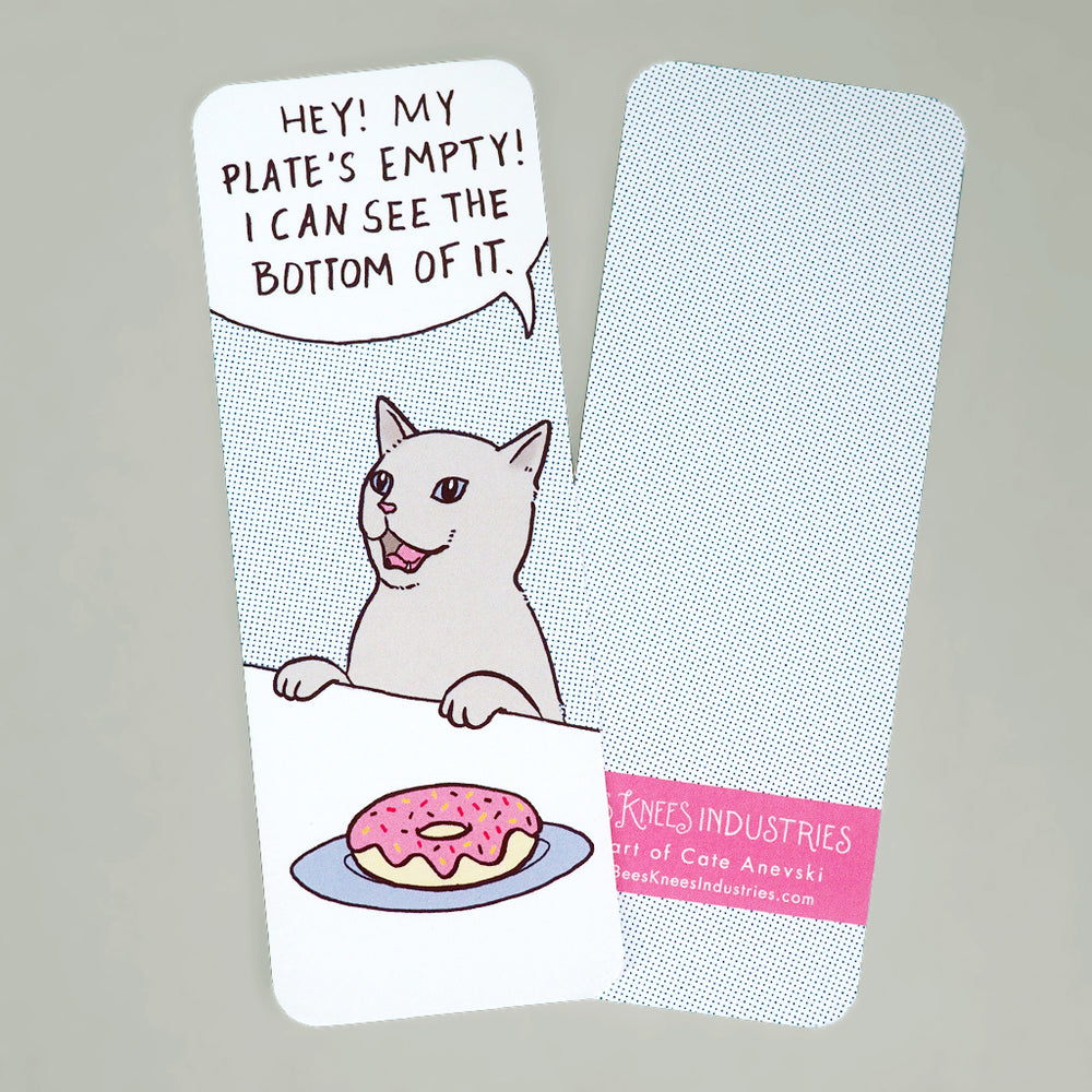 
            
                Load image into Gallery viewer, Bookmark - Hungry Cat
            
        