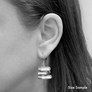 
            
                Load image into Gallery viewer, Subtle Pride Book Stack Earrings - Pansexual
            
        