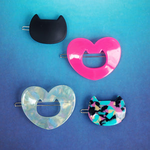 Cat Hair Clip / Barrette - Multi Color