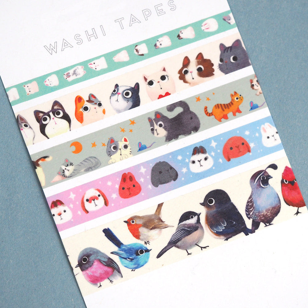 Washi Tape - Nighttime Cats