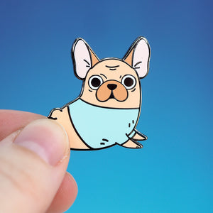 
            
                Load image into Gallery viewer, French Bulldog - Metal Enameled Pin
            
        
