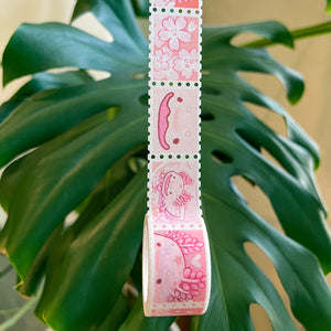 
            
                Load image into Gallery viewer, Stamp Washi Tape - Cherry Blossom Axolotl
            
        