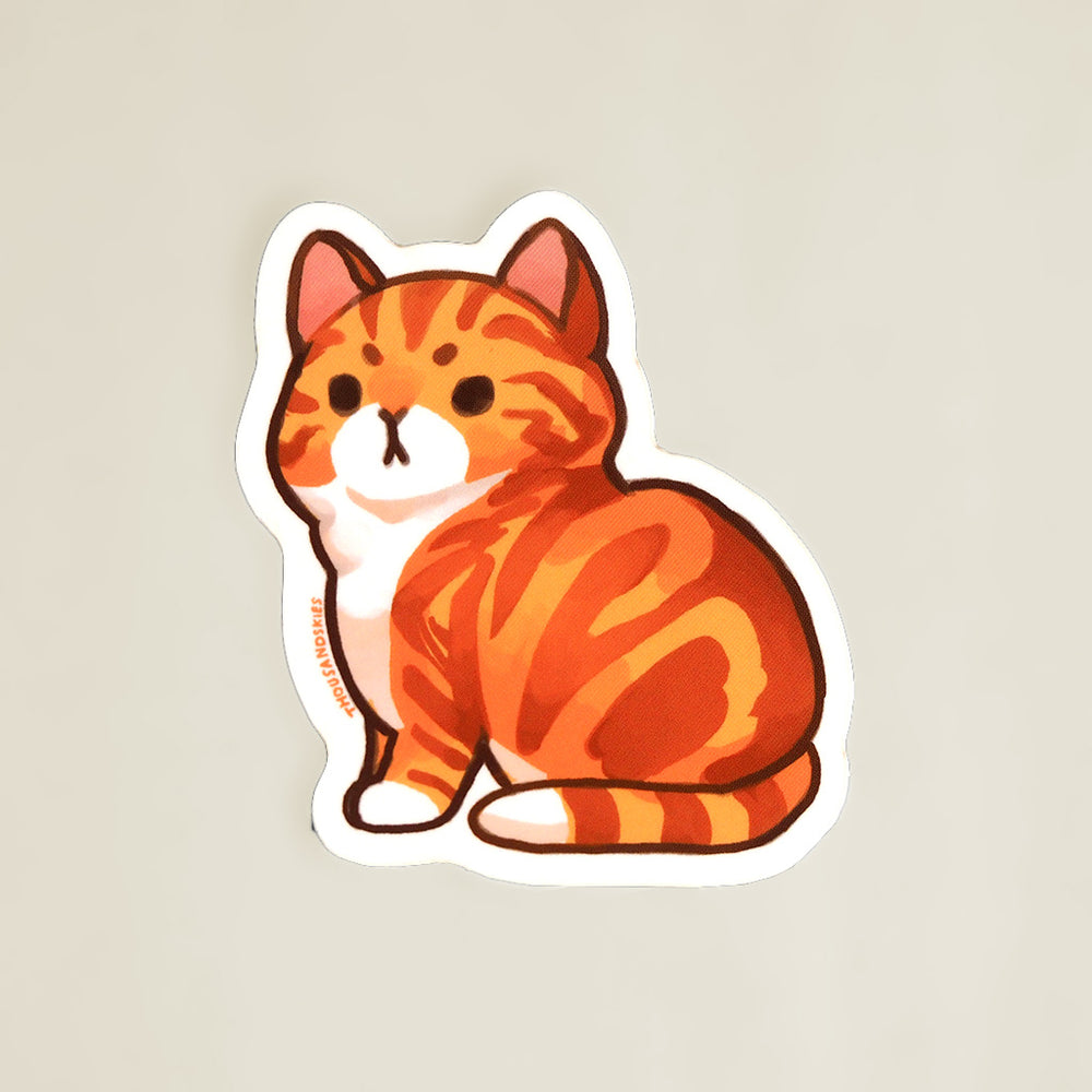 
            
                Load image into Gallery viewer, Vinyl Sticker - Tabby Cat
            
        