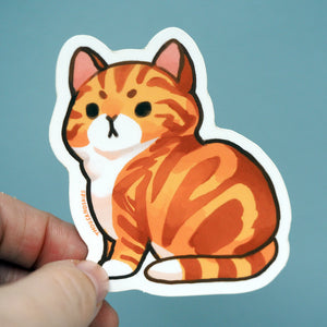 
            
                Load image into Gallery viewer, Vinyl Sticker - Tabby Cat
            
        