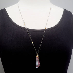 Iridescent Unicorn Crystal Necklace