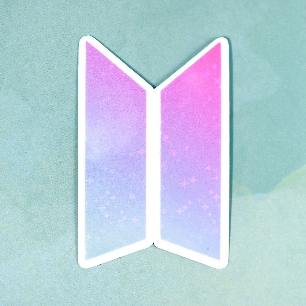 Sparkle Sticker - BTS Gradient Shield