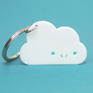 Happy Clouds Keychain
