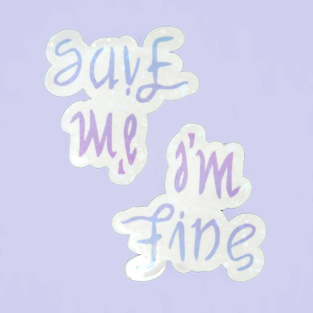 Sparkle Sticker - BTS Save Me I'm Fine