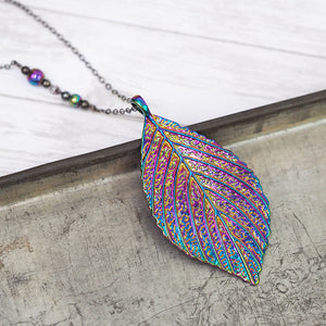 Fairy Forest Leaf Necklace