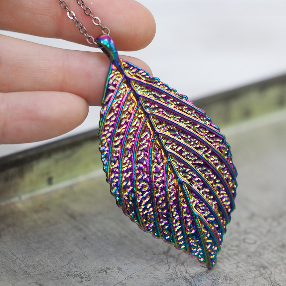 Fairy Forest Leaf Necklace