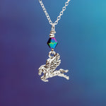 Silver Pegasus Necklace