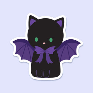 
            
                Load image into Gallery viewer, Bat Cat - Vinyl Sticker
            
        