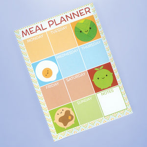 Happy Food - Magnetic Meal Planner Notepad