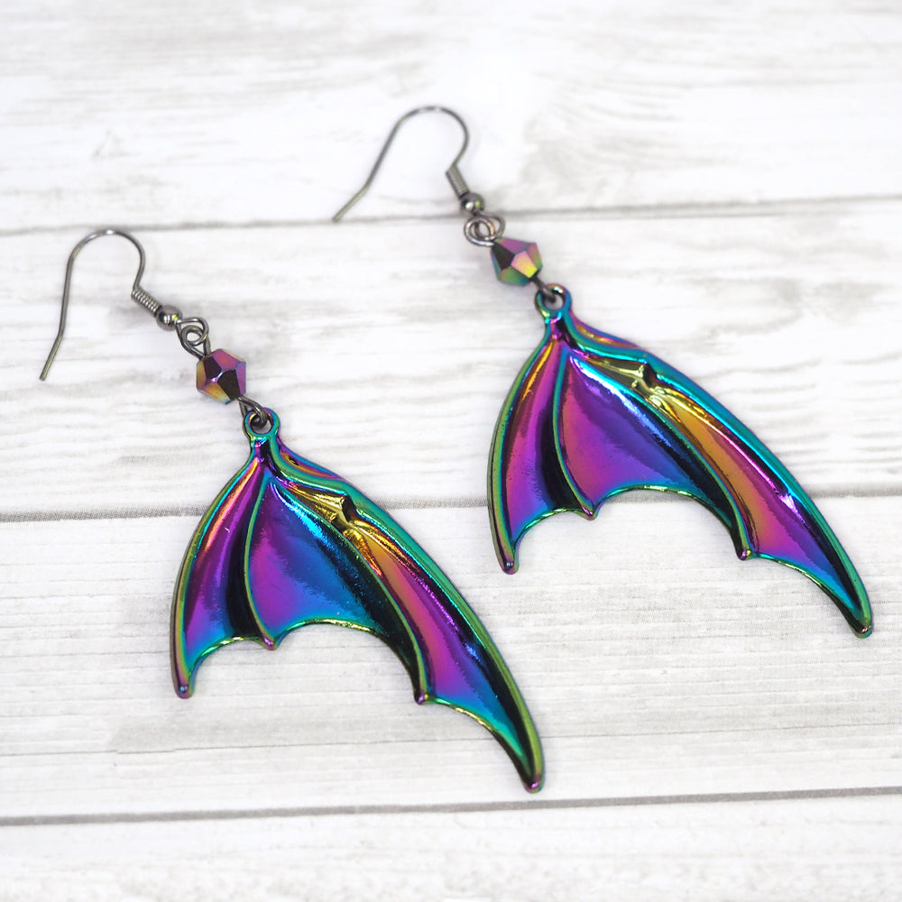
            
                Load image into Gallery viewer, Bat Wing Earrings
            
        