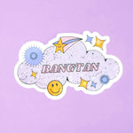Sparkle Sticker - Retro BTS Bangtan