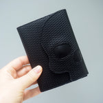 Handmade Skull Notebook Holder - Black on Black