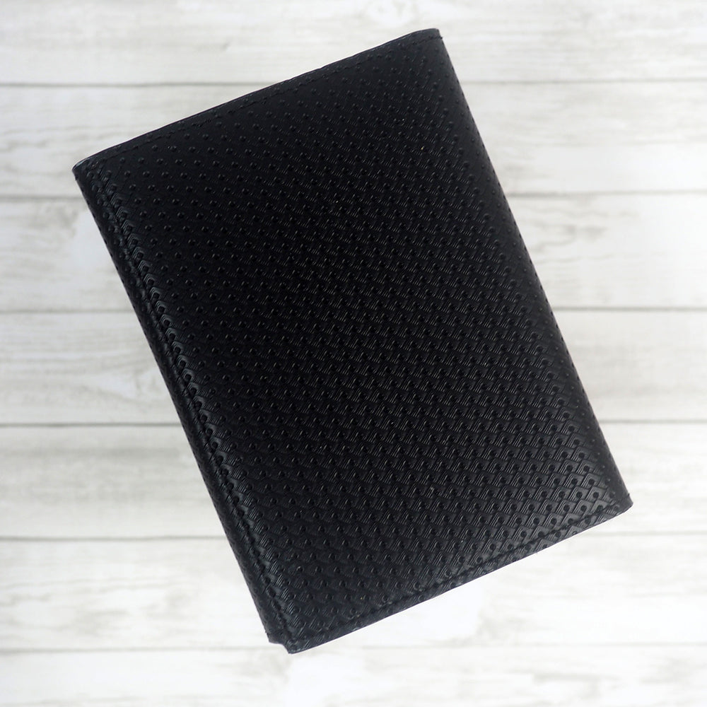 Handmade Skull Notebook Holder - Black on Black