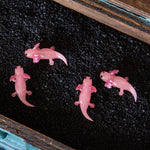 Axolotl Stud Earrings - Glow-in-the-dark