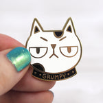 Grumpy Cat - Metal Enameled Pin