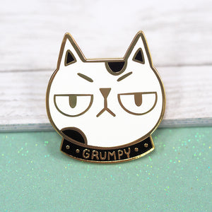 
            
                Load image into Gallery viewer, Grumpy Cat - Metal Enameled Pin
            
        