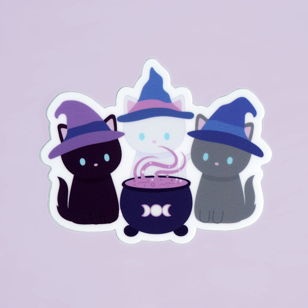 Witch Cats - Vinyl Sticker