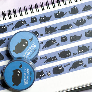 
            
                Load image into Gallery viewer, Washi Tape - Sumi The Cat
            
        