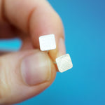Sterling Square Stud Earrings