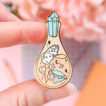 Creativity Potion - Glitter Metal Enameled Pin