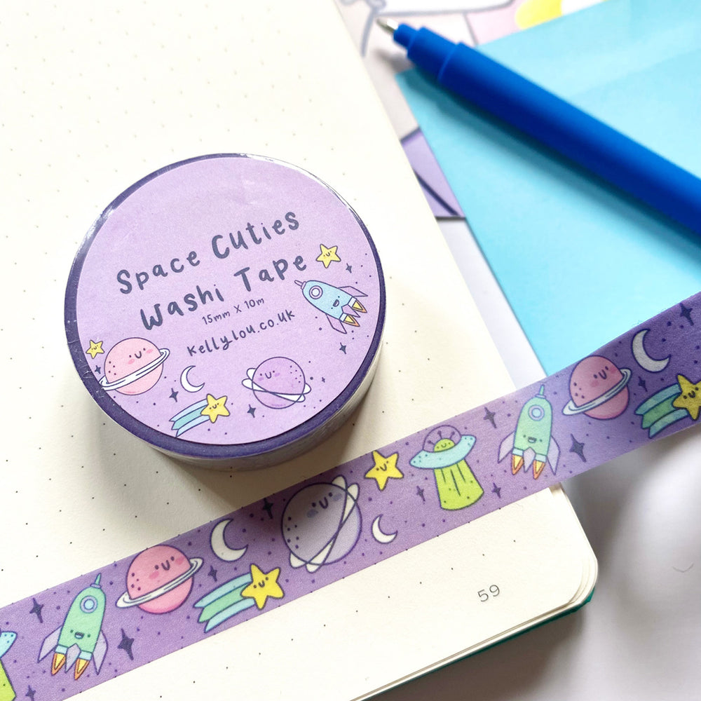 
            
                Load image into Gallery viewer, Washi Tape - Space Cuties
            
        