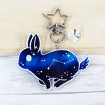 Constellation Bunny - Keychain / Keyring