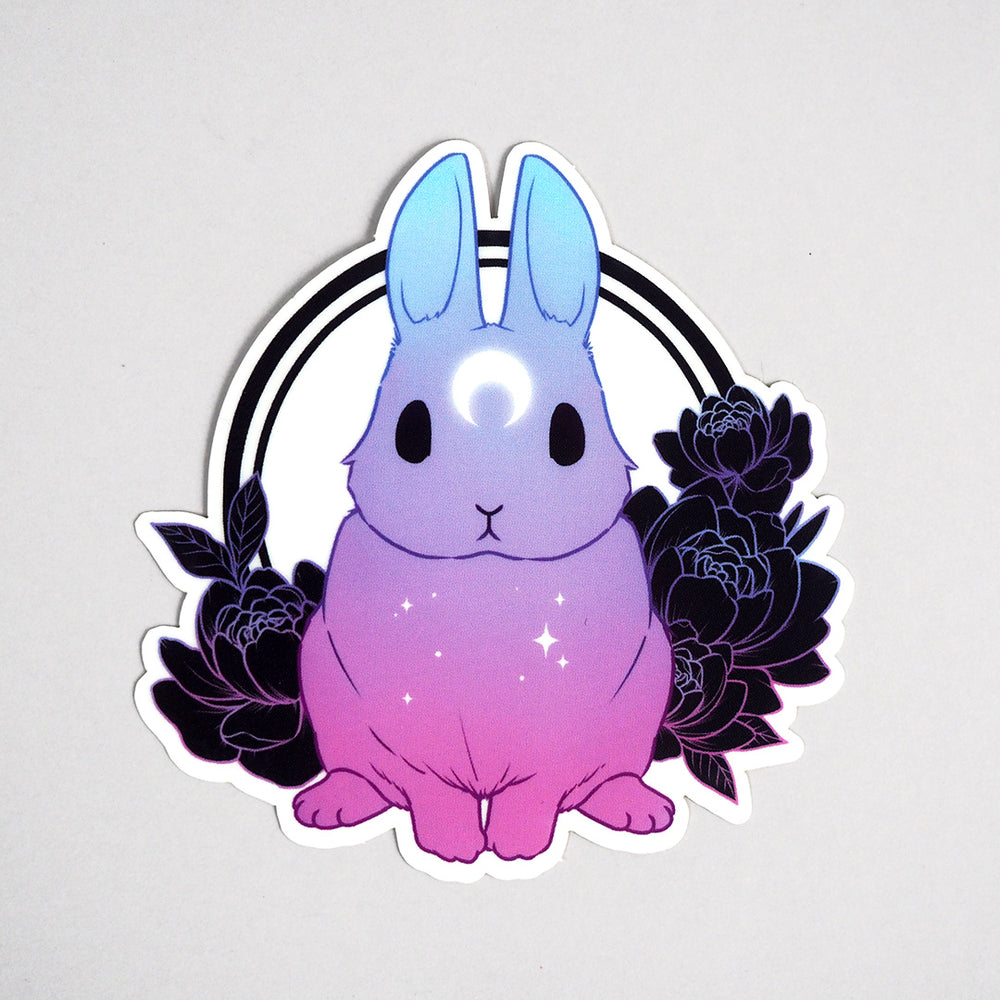 
            
                Load image into Gallery viewer, Vinyl Sticker (Transparent) - Morning Star Bunny
            
        