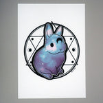 Signed Fine Art Print - Light Cosmic Bunny