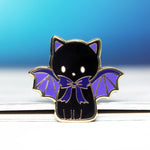 Bat Cat - Metal Enameled Pin
