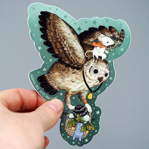 
            
                Load image into Gallery viewer, Mystic Owl - Deluxe Vinyl Sticker
            
        
