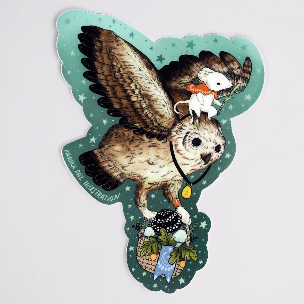 Mystic Owl - Deluxe Vinyl Sticker