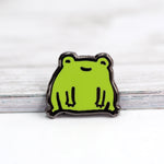 Happy Little Frog - Metal Enameled Pin
