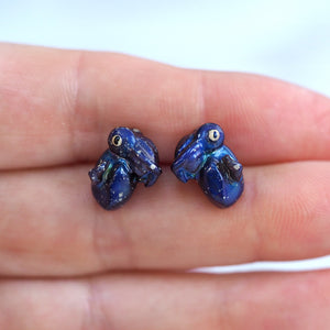 
            
                Load image into Gallery viewer, MOOD Changing Nebula Cuttlefish - Stud Earrings
            
        