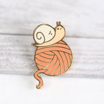 Happy Yarn Snail - Metal Enameled Pin