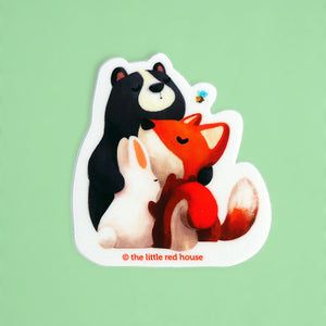 
            
                Load image into Gallery viewer, Group Hug Vinyl Sticker
            
        