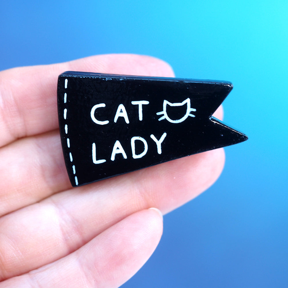 
            
                Load image into Gallery viewer, Cat Lady Pin
            
        