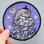 Grumpy Toad Witch - Iron-On Patch