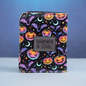 Limited Edition Handmade Wallet - Jack-o-lanterns & Bats
