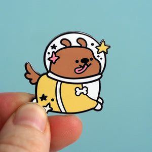 Cosmic Pup - Metal Enamel Pin