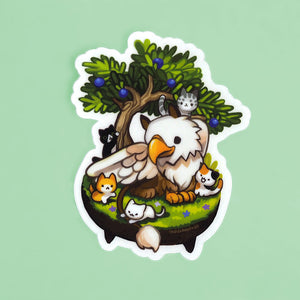 Vinyl Sticker (Transparent) - Griffin's Bonsai Garden